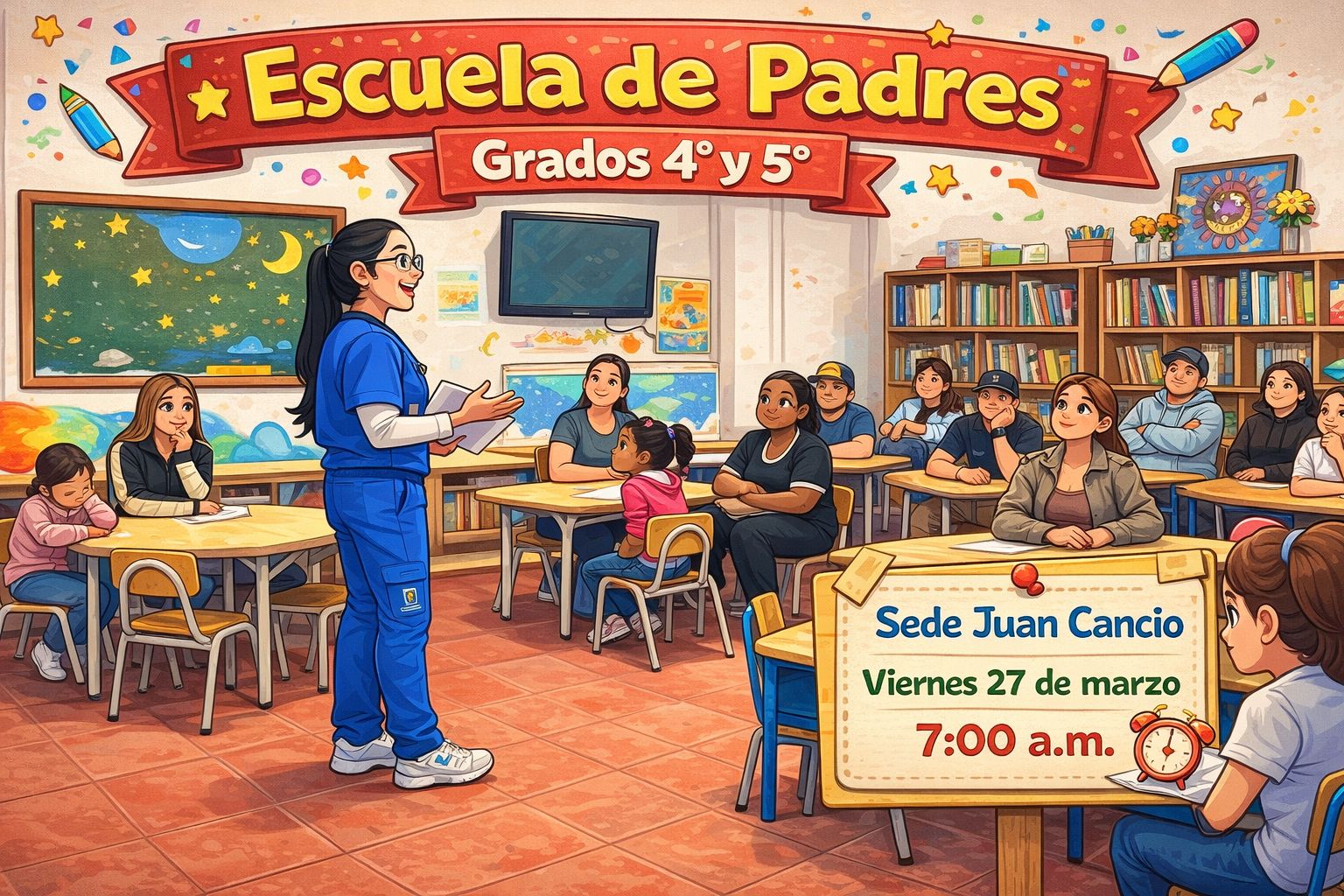 Escuela padres 4o y 5o JUAN CANCIO viernes 27 marzo